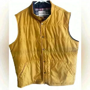 Weatherproof Vintage Men’s Puffer Vest Button Down Size 2XT